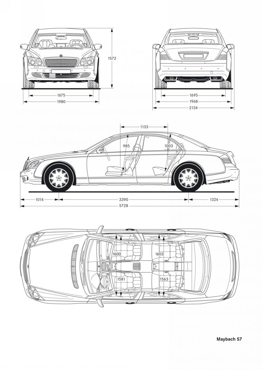Схема Maybach 57 (W240) 2002 года  (фото 37 из 95)